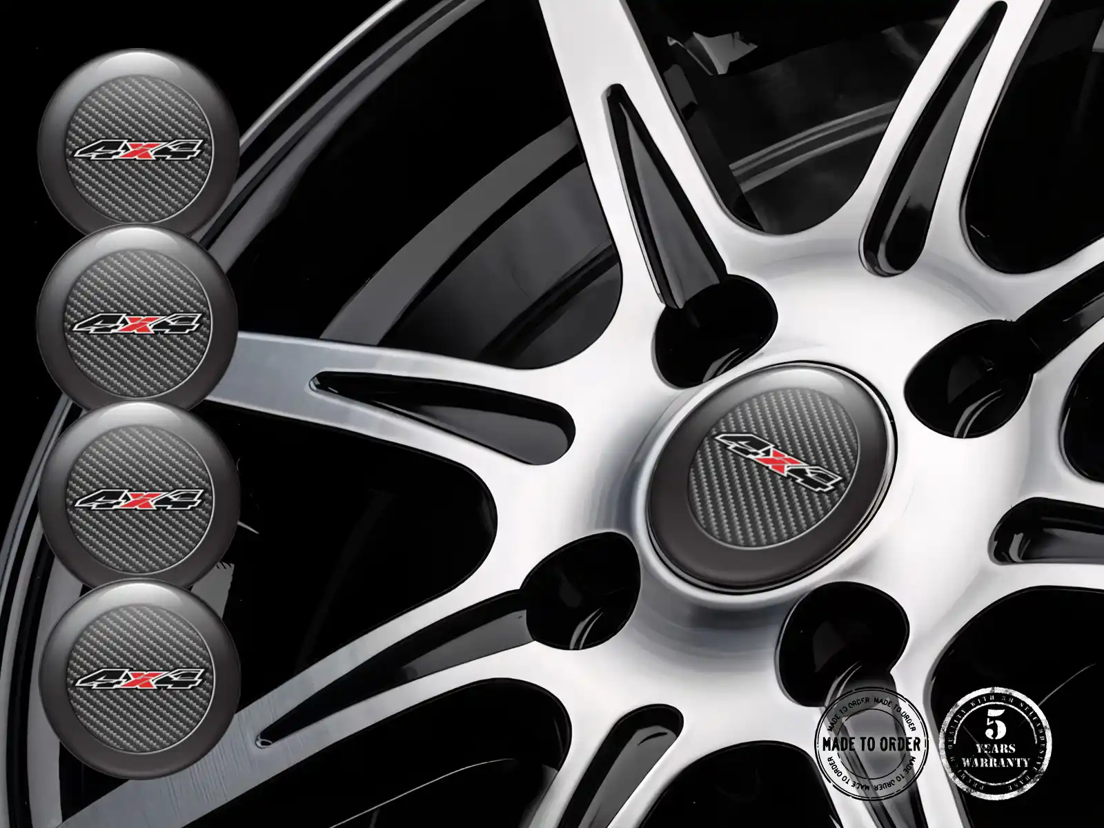 Nabenaufkleber Design Stilvolle Dome-Labels